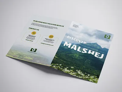 Magical Malshej - Travel Brochure Design branding brochure design flyer graphic design illustrator landscape print travel typography