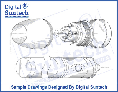 Patent drawing services | Utility Drawings | Digital Suntech mechanical drawing patent illustration patent illustration services utility drawing