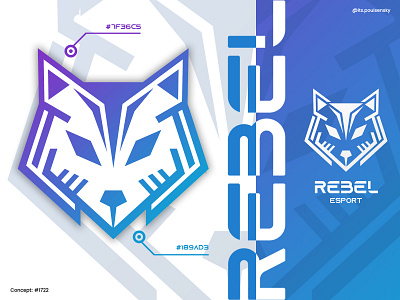 Rebel eSport Logo design esport esport logo graphic design logo minimalist simple style