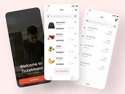 Inventory App design figma ui