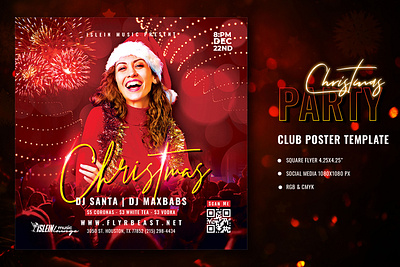 Christmas Party Flyer events