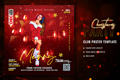 Xmas Party Flyer events