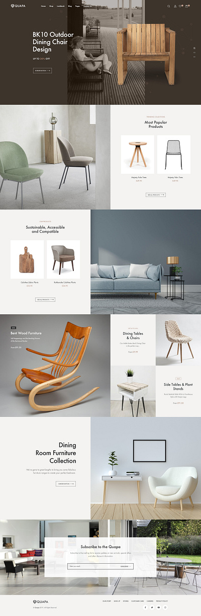 Quapa Furniture WooCommerce WordPress Theme - Opal_WP chairs ecommerce elementor fashion food furniture furniture store home decor interior opal wp quapa responsive shop showcase sofa store table woocommerce wood wordpress theme