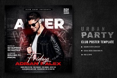 Urban Club Party Flyer old
