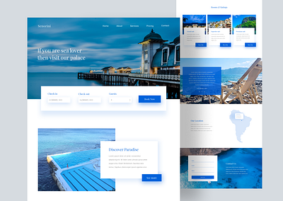 Resort Website design designinspiration hotel website resort website ui ui daily ui design ui inspiration ui web design uiux user experience user interface ux research web web header web mockup web ui design webdesign website design website template