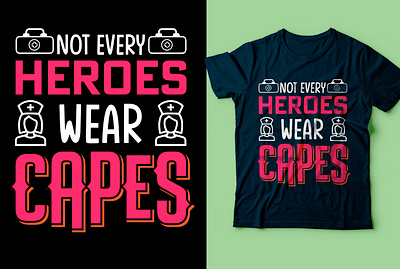 nurse t shirt design nurse is hero