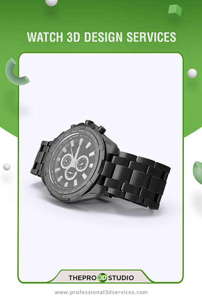Watch 3D Model 3d rendering product rendering product visualization