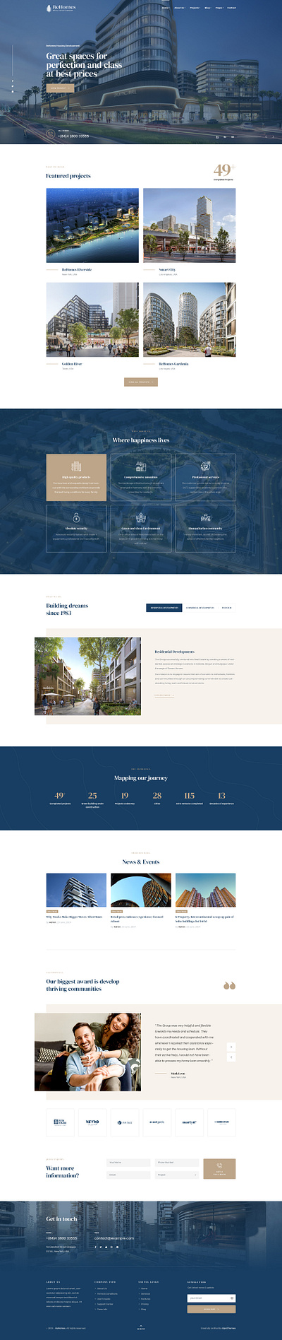 Rehomes Real Estate Group WordPress Theme - Opal_WP agency agent amenities building business flat homes listing opal wp property real estate realtors rental responsive wordpress theme