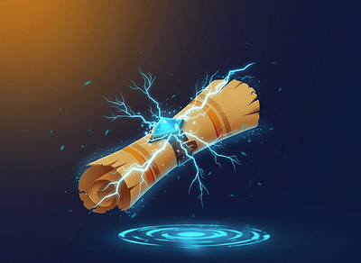 Ancient Scroll casino design graphic design illustration slots videogame