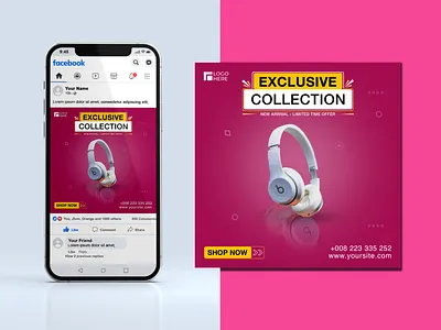 SOCIAL MEDIA AD DESIGN. ads ads design design facebook ads facebook advertisement flyer flyer print flyer template graphic design instagram ads pink post design poster design simple social media design social media post yellow