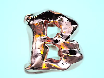 B my type 3d c4d design edinburgh jacob capener jkub octane type typography