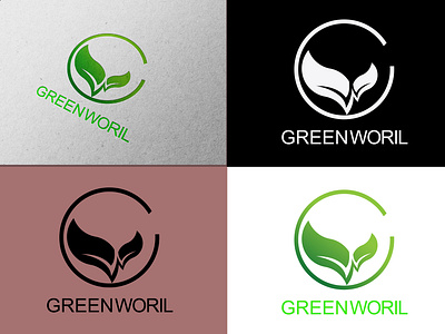 Green Woril logo, minimalist logo for green company 3d 3d logo abstract logo adobe illustrator animation branding company logo design graphic design graphic designer green woril logo illustration logo logo design logo desinger logo maker minimalist logo motion graphics professional logo ui