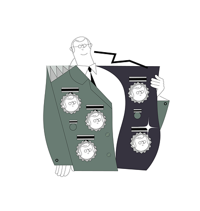 Entrepreneur's mistake #3 business illustration editorial illustration enterpreneur mistake vector
