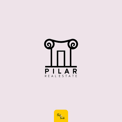 PILAR, a Real Estate Logo branding design graphic design icon illustration logo motion graphics typography