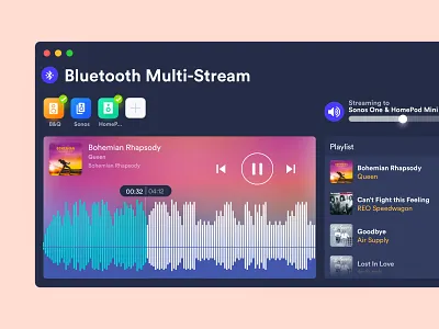 Bluetooth Multi-Stream mac app