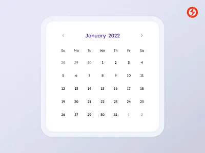 Figma Animation animation app calendar date figma figma animation smart animation