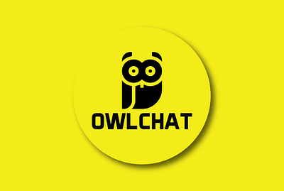 owlchat logo branding design flat graphic design illustration logo minimal typography ui vector