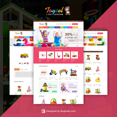 Toysel cs cart template bugtreat cs cart cs cart templates cs cart themes cs cart webtemplates cscart design ecommerce ui webdesign