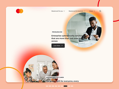 Mastercard Website bank banking branding card finance mastercard website ui uiux ux web web design web site