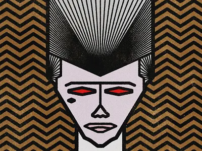 Gozer the Gozerian art deco character geometry ghostbusters gozer graphic design halftone illustration texture