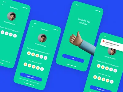 Give a feedback 2022 trend feedback geribildirim mobile app rate survey ui ux
