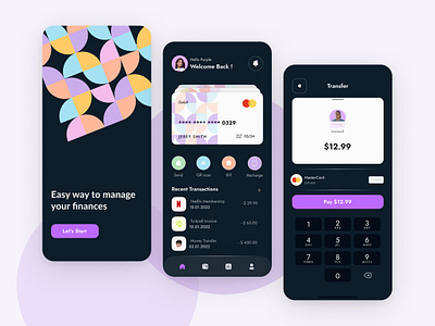 Finance App design figma finance app finance home screen finance onboarding screen ios ios finance app mobile app mobile app home ui user experience user interface