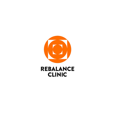 Rebalance Clinic branding design graphic design icon logo minimal vector