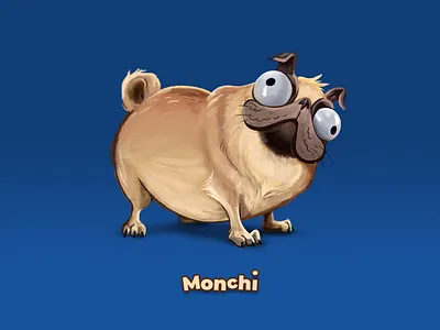 Monchi concept art digital art illustration monchi netflix procreate sketch
