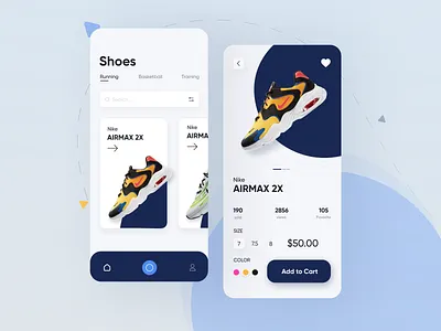 Shoes App app graphic design shoes ui