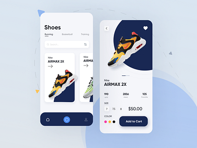 Shoes App app graphic design shoes ui