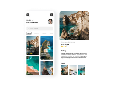 Trav-el 3d animation app beach branding design forest graphic design mobile motion graphics travel ui ux