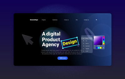 web design agency beautiful blue blue dark branding colour dark design glass gradiant graphic design iran main page page persian product product agency ui web web design