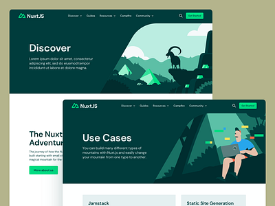 NuxtJS - UI Design #3 b2b design dev frontend interface platform ui web