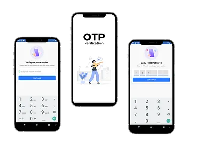 OTP verification screen figma mockup ui