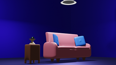 Interior 3D 3d blender design explore illustration interior ui website