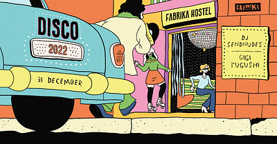 DISCO BABE adobe animation cartoon cartoonist colors design graphic design illustration