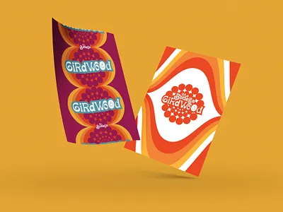 Girdwood Posters 70s design geometric graphic design groovy illustration mid century modern minimalist poster print design vintage