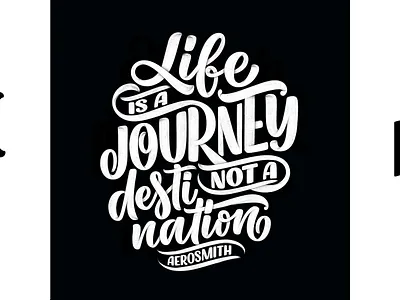 Motivation Lettering aerosmith design graphic design hand drawn illustration inspiration lettering logo logotype motivation phrase poster print quote sayings slogan