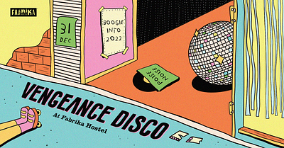 Vengeance Disco animation cartoon cartoonist colors disco graphic design illustration pallette photoshop procreate
