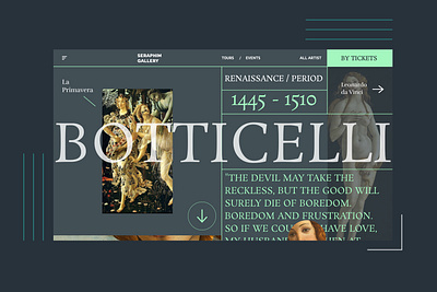 Art gallery art colors design figures gallery ui vector web