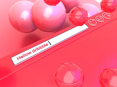 hellow 3d cinema4d dribbble hellowdribbble