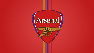 Arsenal arsenal design football gunners illustration logo premier league soccer vector