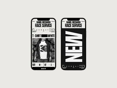 Riccreation typogaphy ui design ux ui ux design web design website design