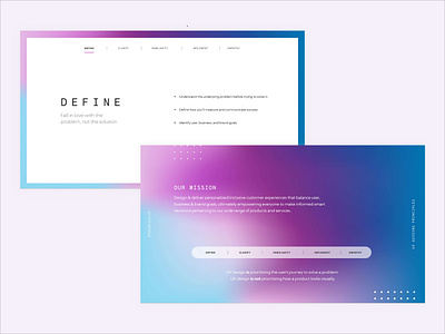 Concept for design guiding principles design ui ux web