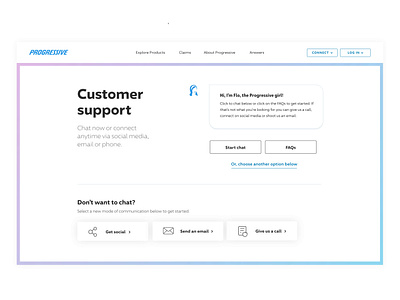 Chatbot Exploration design ui ux web