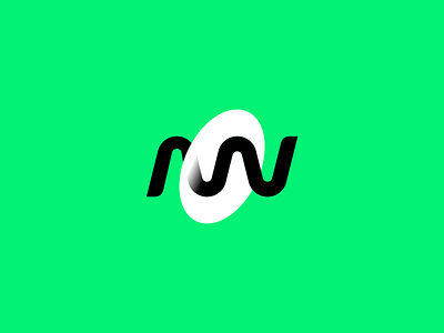 Connectfy branding bright circle clean design elipse flow futu futuristic green lettern line logo modern monogram nlogo symbol wave