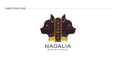 NADALIA Branding - Egyptian Goddess - Direction 1 bastet branding egypt graphic design illustration logo pharoah visual identity visual identity