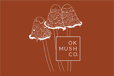 OK Mush CO branding design