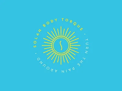 Solah | Round Type Brand Mark brand branding colour palette creative custom typpe design graphic design identity illustration logo massage pattern type typography vector