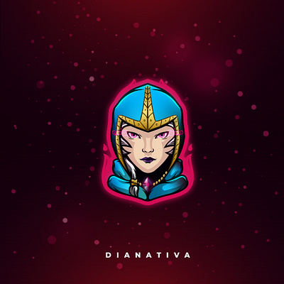 Dianativa brand design gamer gamer logo gaming graphic design illustration logo vector video games